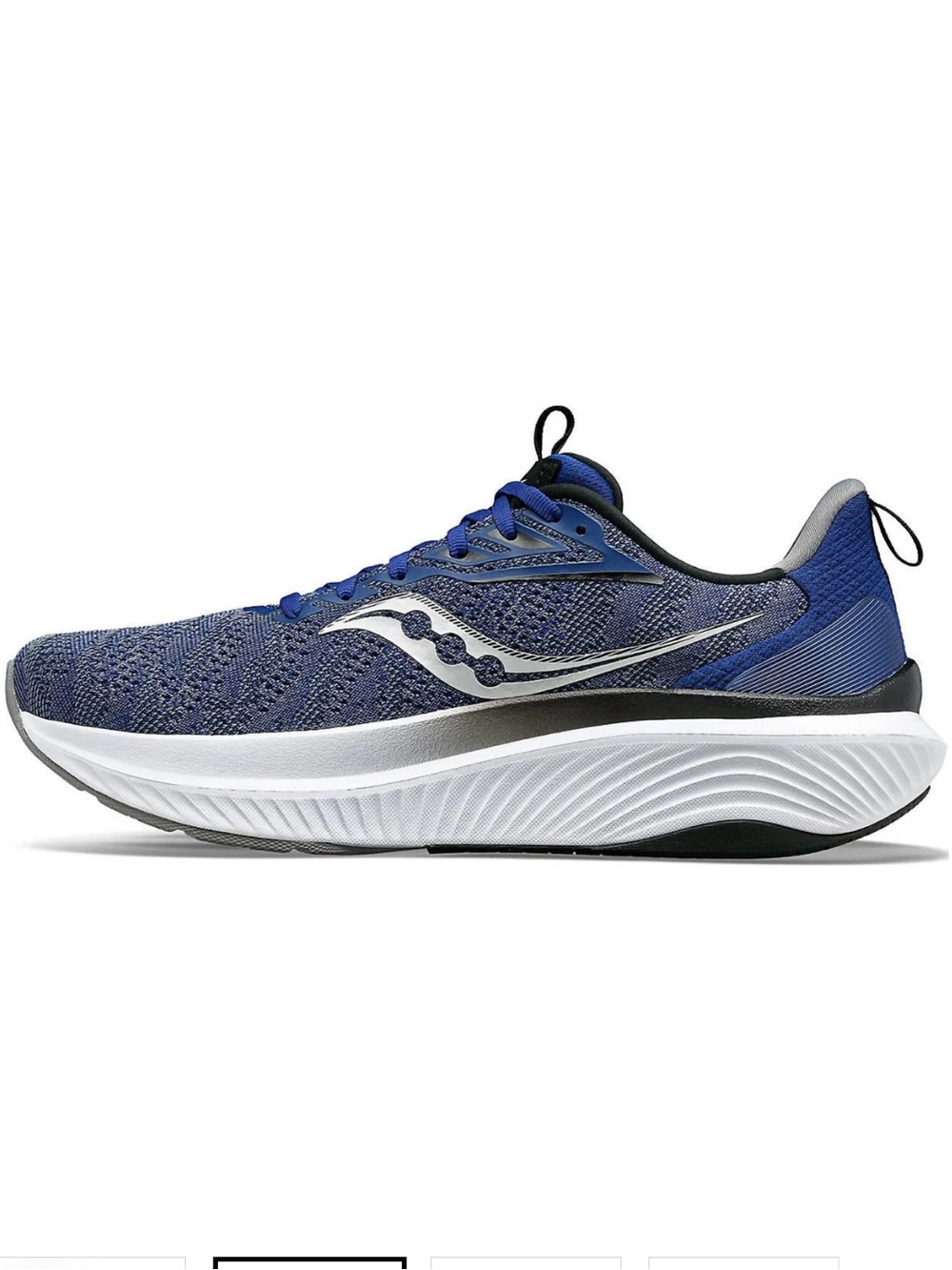 SAUCONY echelon 9 shoe in indigo/black size M 7/W 8.5 - Picture 8 of 10